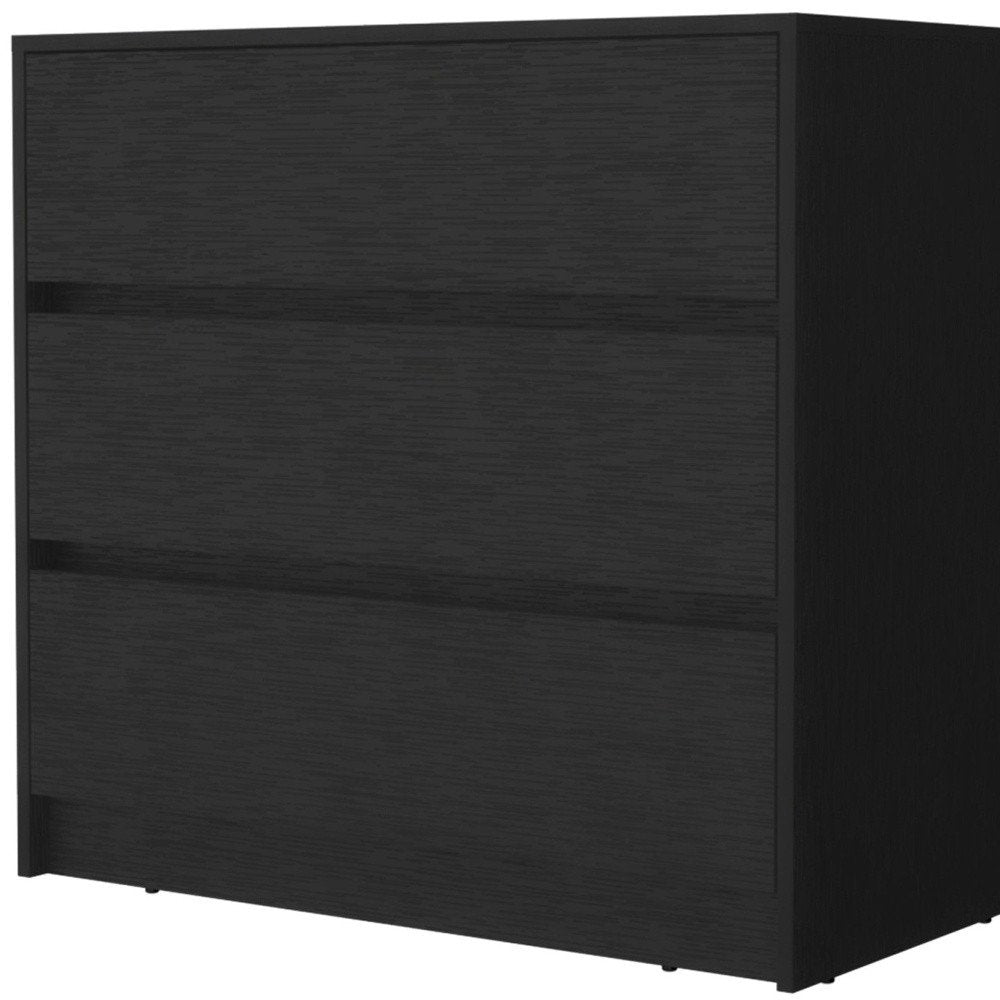 33" White Three Drawer Dresser