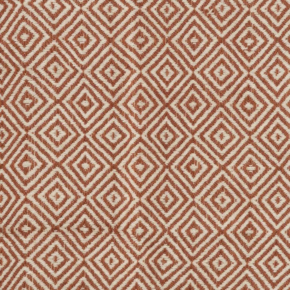 50" X 60" Brown Cotton Woven Geometric Throw Blanket with Fringe