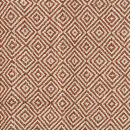 50" X 60" Brown Cotton Woven Geometric Throw Blanket with Fringe