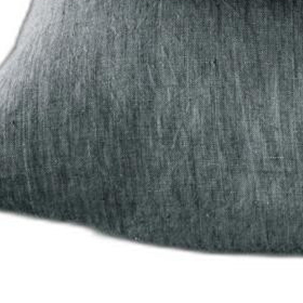 Four Piece Slate Gray Linen Sheet Set