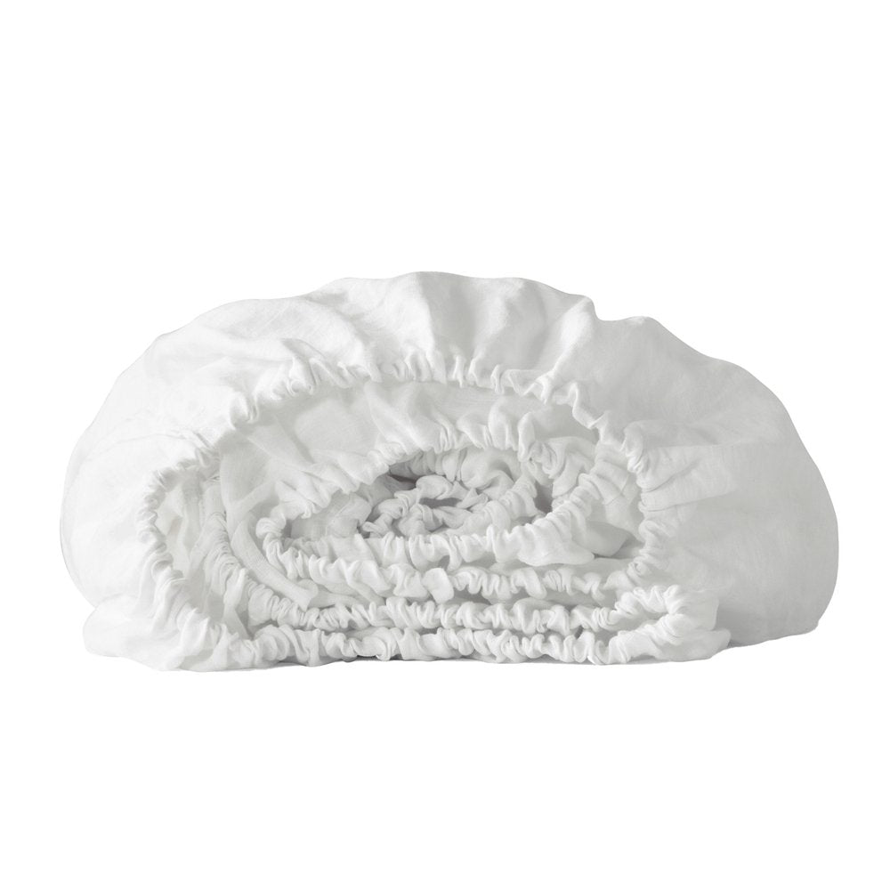 White Linen Queen Fitted sheet