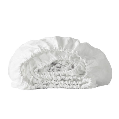 White Linen Queen Fitted sheet