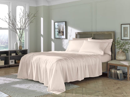 Six Piece Blush Tencel Lyocell King Sheet Set