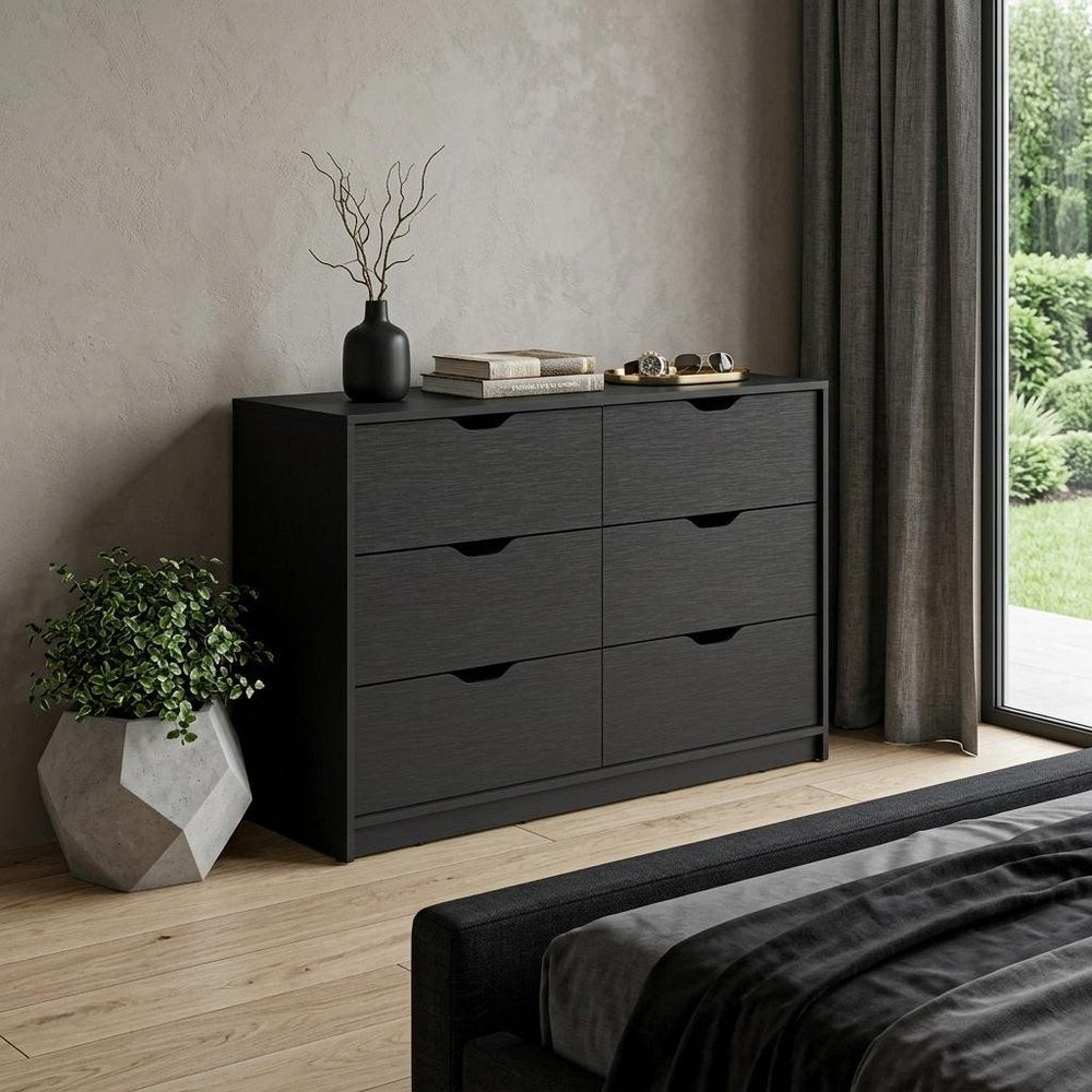 42" White Four Drawer Dresser