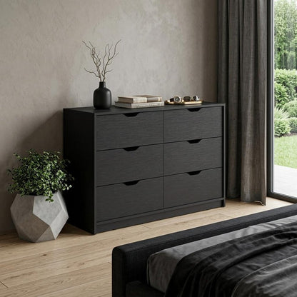 42" White Four Drawer Dresser