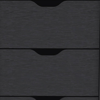 18" White Five Drawer Standard Chest