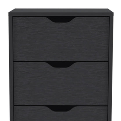 18" White Five Drawer Standard Chest