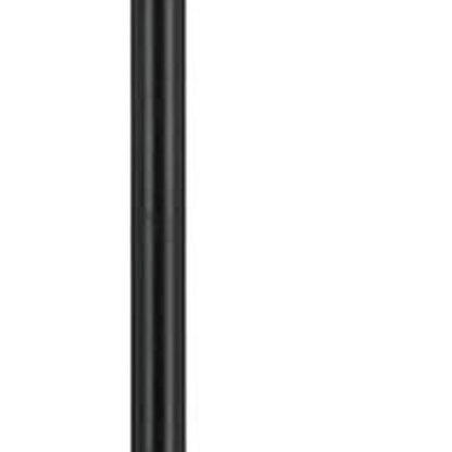 60" Bronze Traditional Shaped Floor Lamp With Tan Square Shade