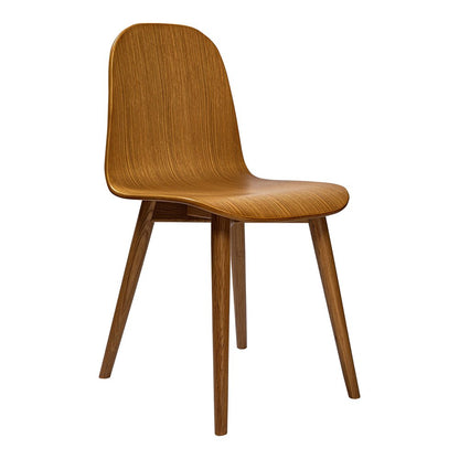 Oak Solid Wood and Wood Dining Side Chair