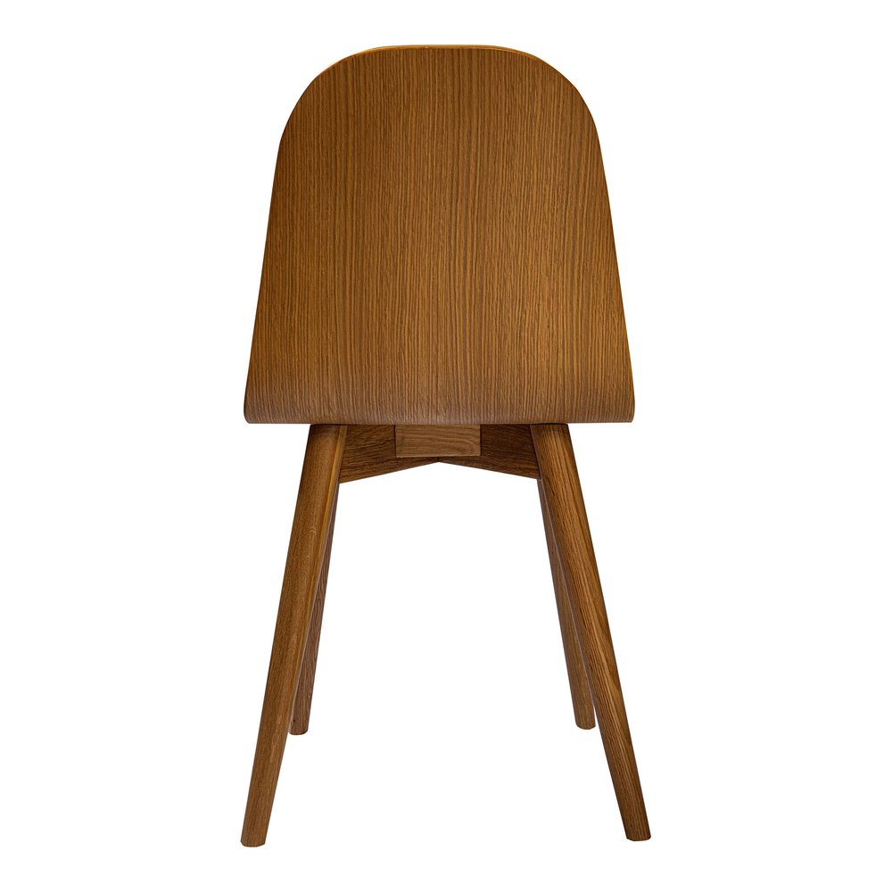 Oak Solid Wood and Wood Dining Side Chair