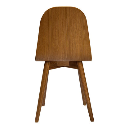 Oak Solid Wood and Wood Dining Side Chair