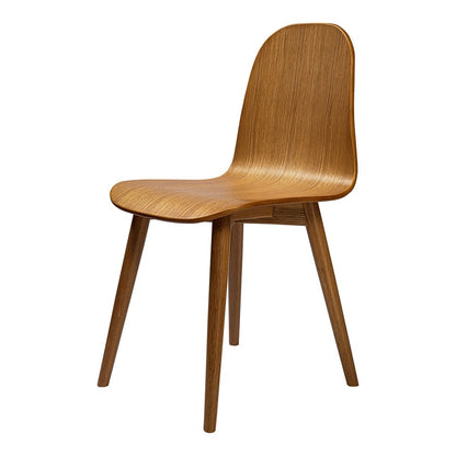 Oak Solid Wood and Wood Dining Side Chair