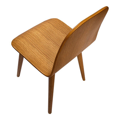 Oak Solid Wood and Wood Dining Side Chair