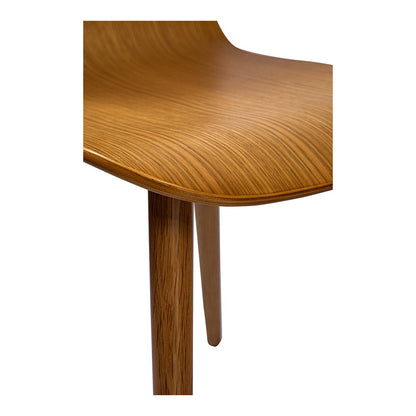 Oak Solid Wood and Wood Dining Side Chair