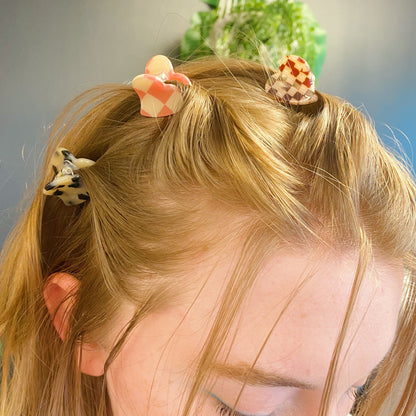 Precious Heart Hair Claw Set