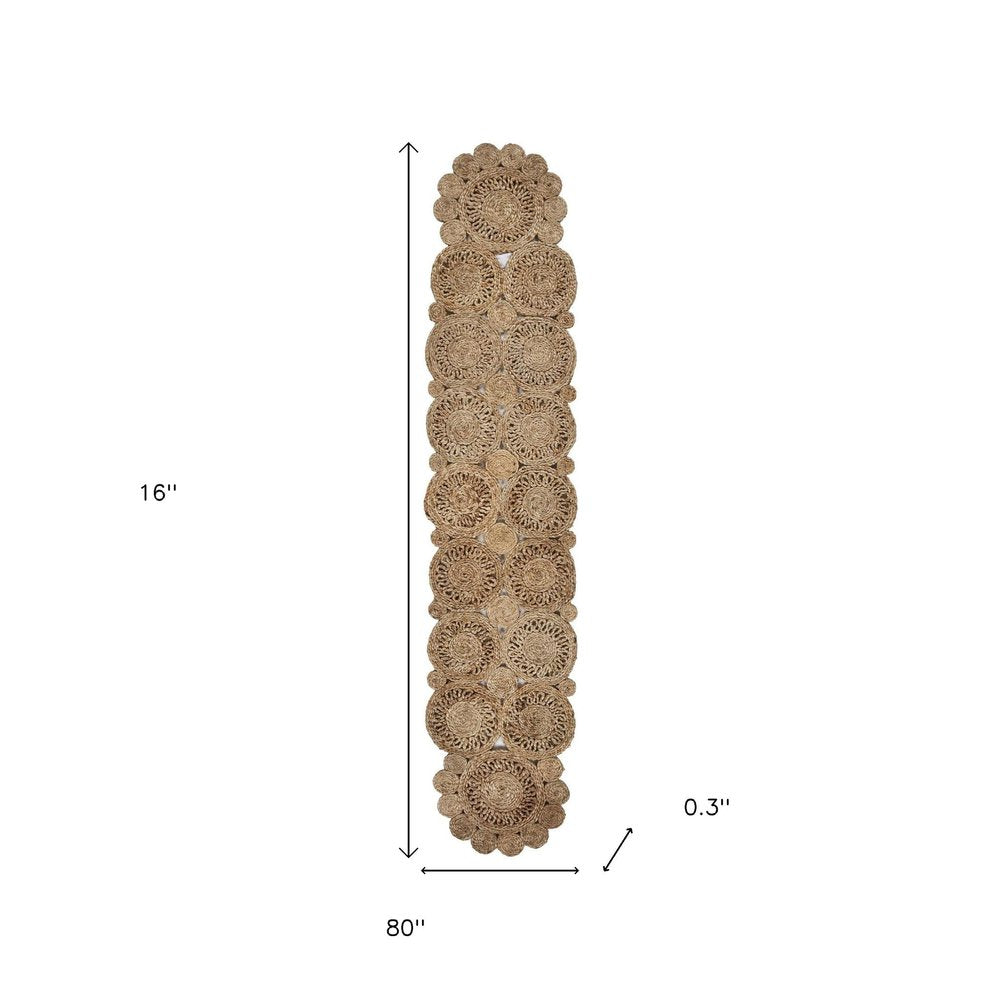 80" Natural Jute Table Runner