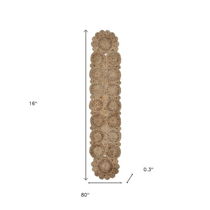 80" Natural Jute Table Runner