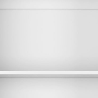 Set of Three White Wood Fourteen Tier Modular Bookcase