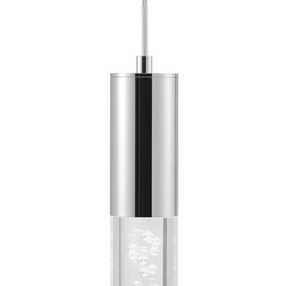 Black And Clear Three Light Transparent Metal Dimmable Smart Enabled Chandelier With Clear Shades