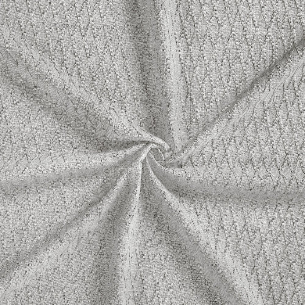 King Platinum Geometric Cotton Woven Blanket