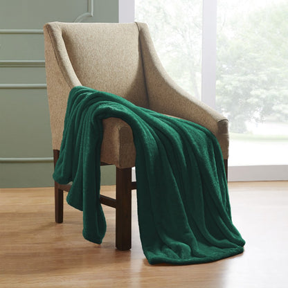 King Jungle Green Fleece Knitted Plush Blanket