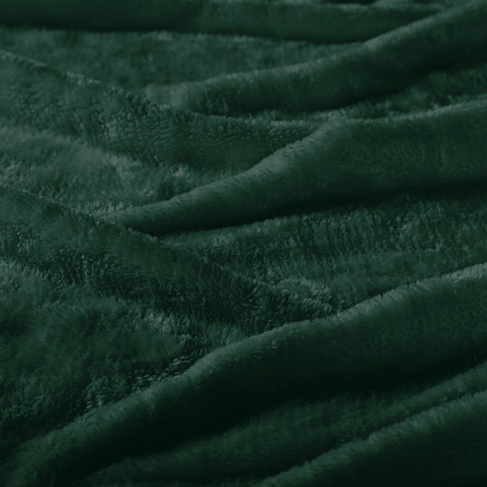 King Jungle Green Fleece Knitted Plush Blanket