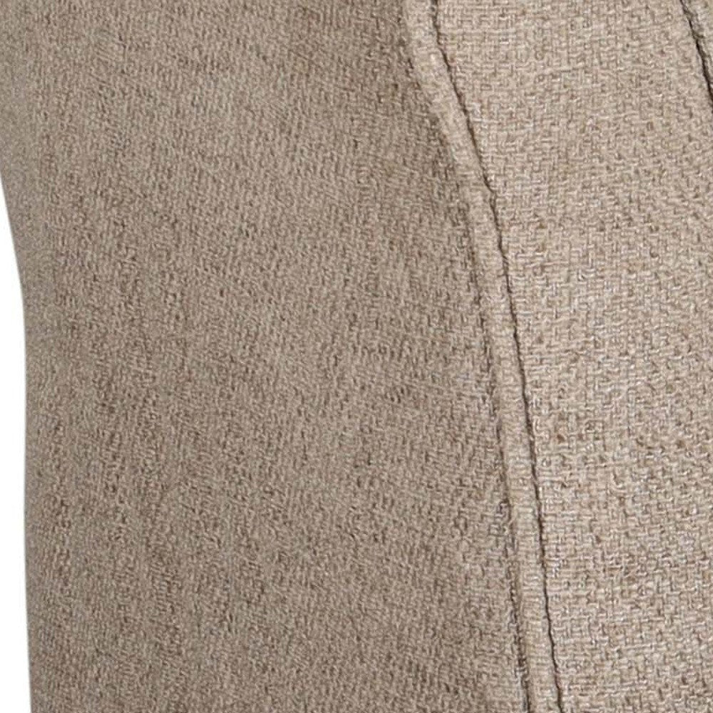 Queen Cream Geometric Fleece Woven Plush Blanket