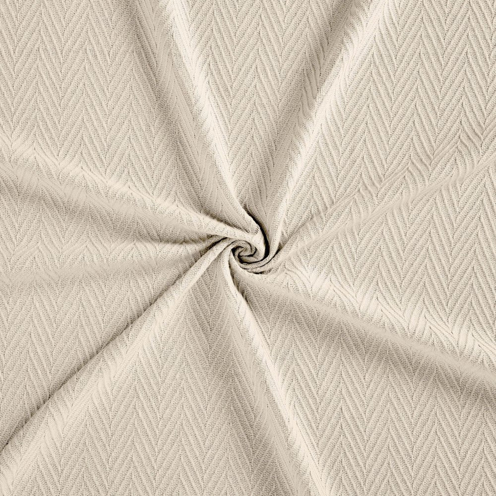 Queen Ivory Cotton Waffle Weave Blanket