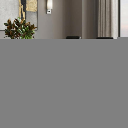 Set of Two Black and Silver Faux Leather Dining Side Chairs