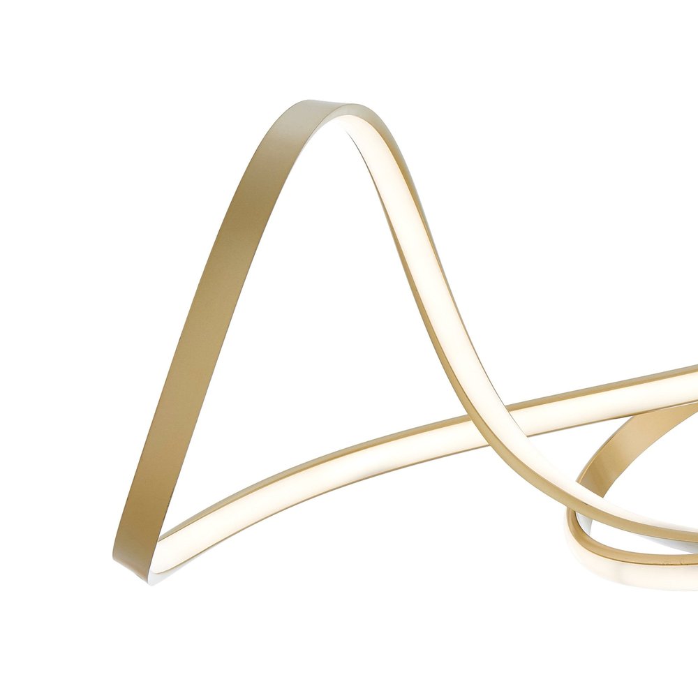 Gold Metal LED Dimmable Chandelier