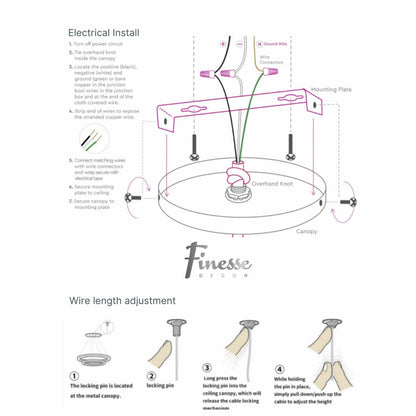 Gold Metal LED Dimmable Smart Enabled Chandelier