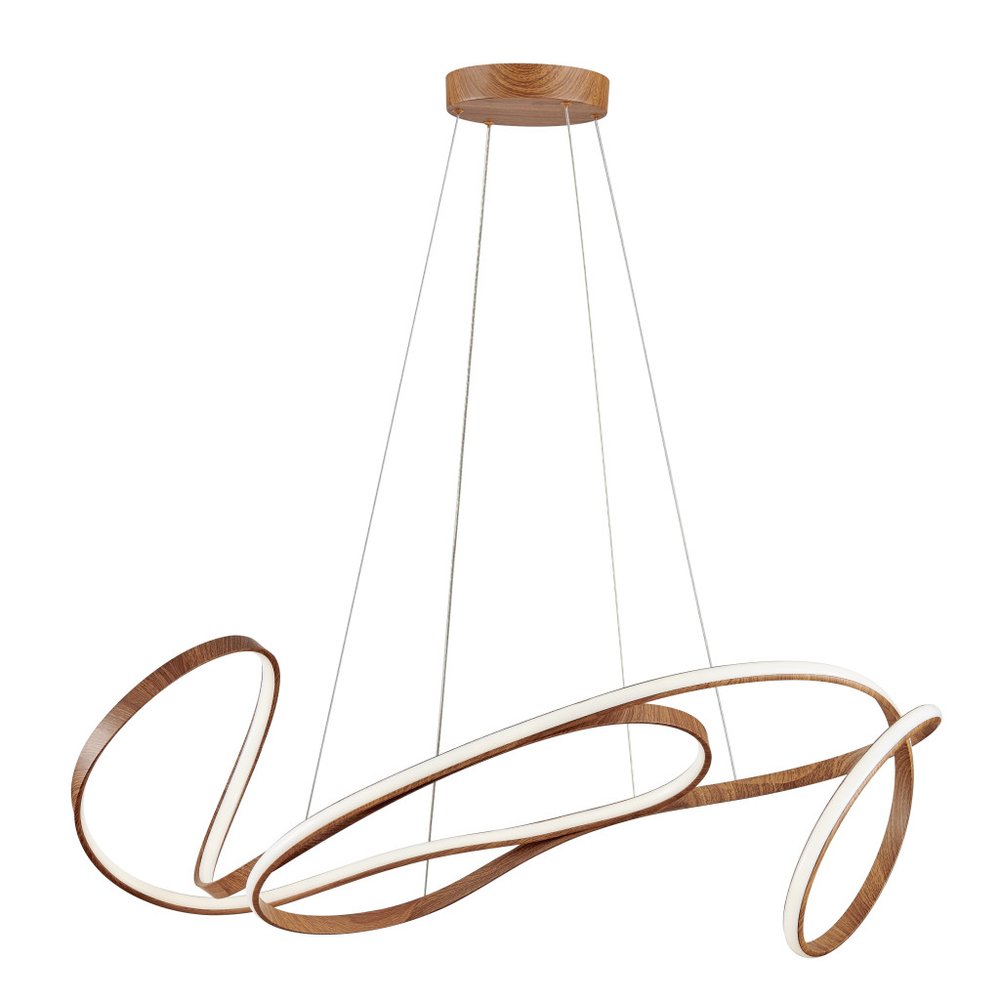 Brown Metal LED Dimmable Chandelier
