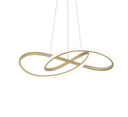 Gold Metal LED Dimmable Chandelier