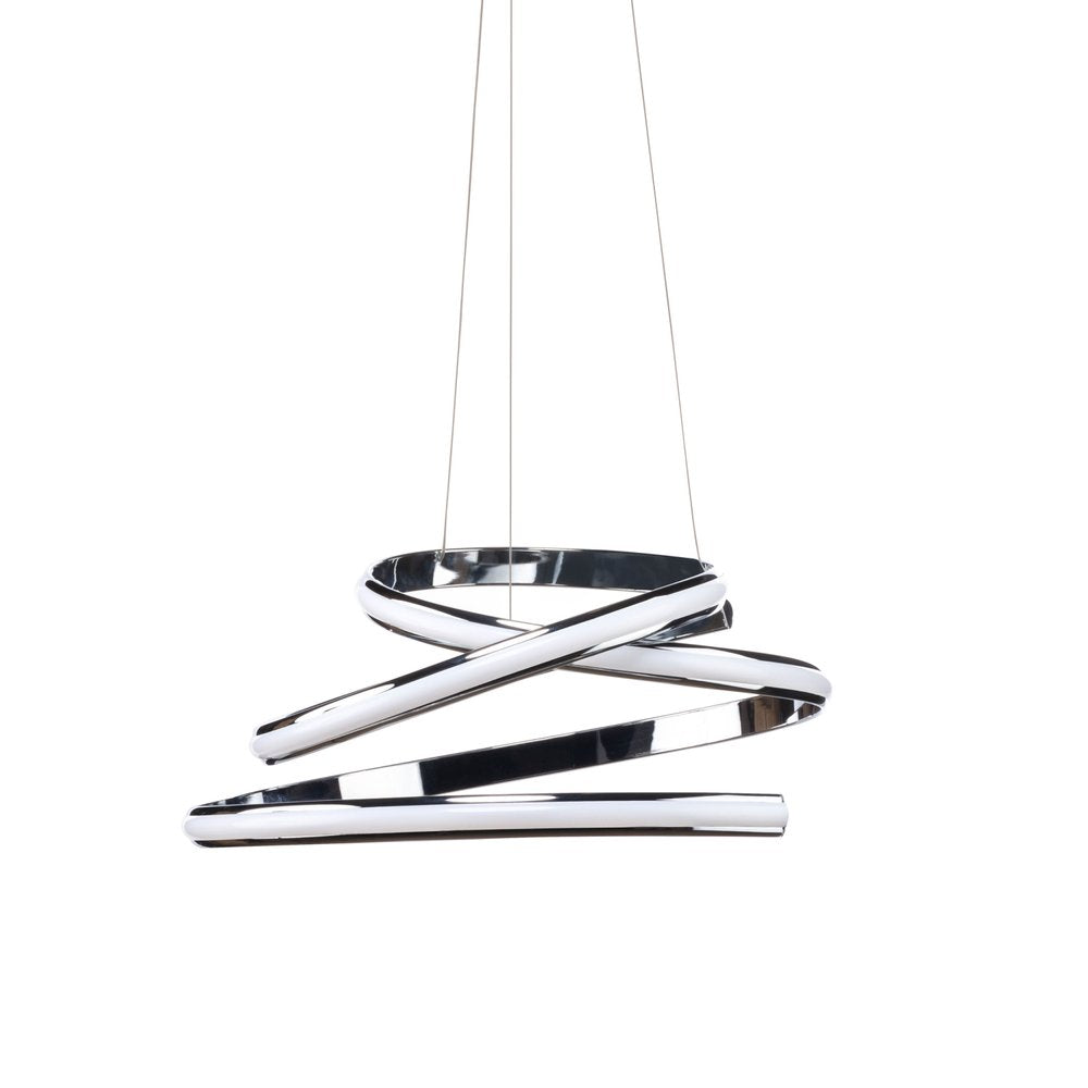 Silver Metal LED Dimmable Chandelier
