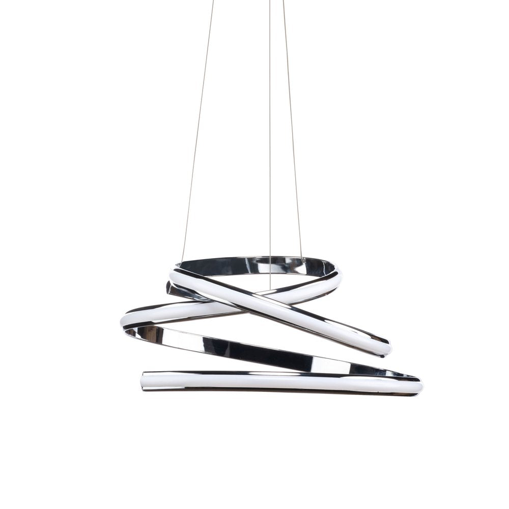 Silver Metal LED Dimmable Chandelier