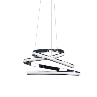 Silver Metal LED Dimmable Chandelier