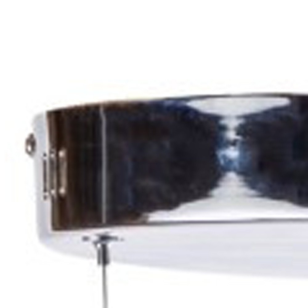 Silver Metallic Six Light Metal LED Dimmable Smart Enabled Ceiling Light