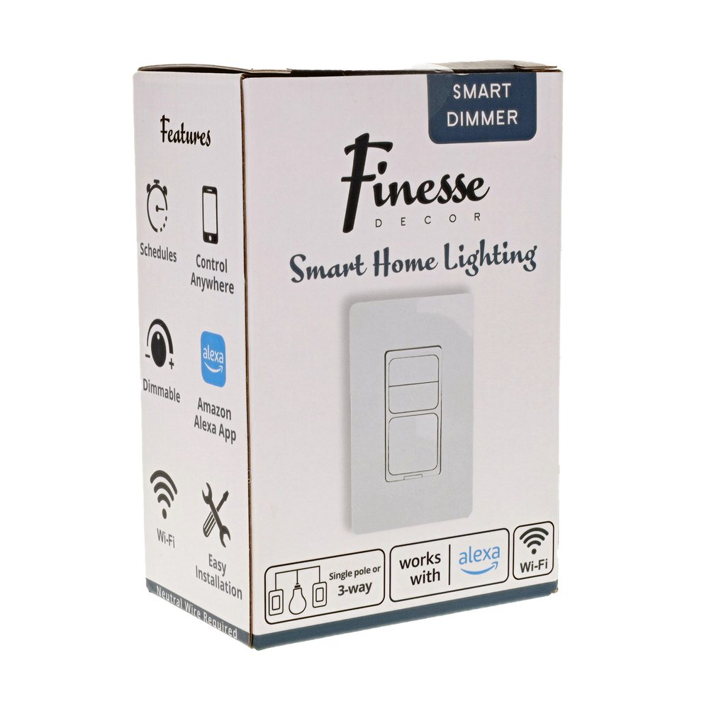 Silver Metallic Six Light Metal LED Dimmable Smart Enabled Ceiling Light