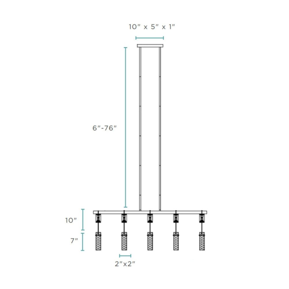 Black And Clear Five Light Metal and Faux Crystals Dimmable Smart Enabled Chandelier With Clear Shades