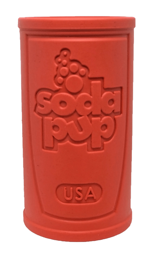 SP Retro Soda Can Durable Rubber Chew Toy and Treat Dispenser