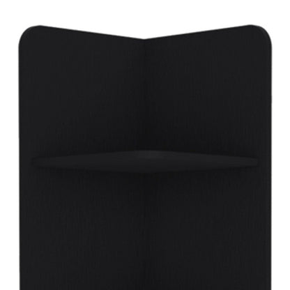 15" Black Wood Freestanding Bathroom Vanity