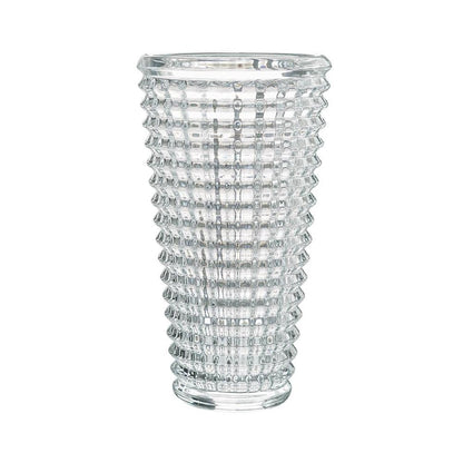 11" Clear Round Glass Table Vase