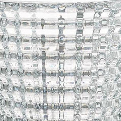 11" Clear Round Glass Table Vase
