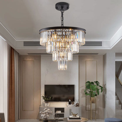 Black Chandelier Metal Ceiling Light