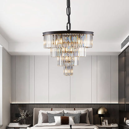 Black Chandelier Metal Ceiling Light
