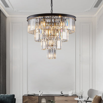 Black Chandelier Metal Ceiling Light