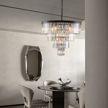 Black Chandelier Metal Ceiling Light