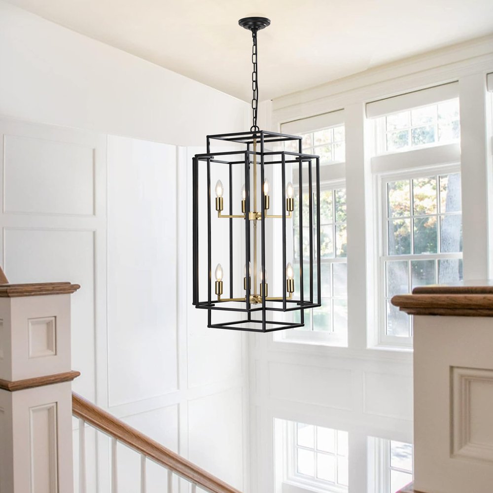 Gold Chandelier Metal Ceiling Light