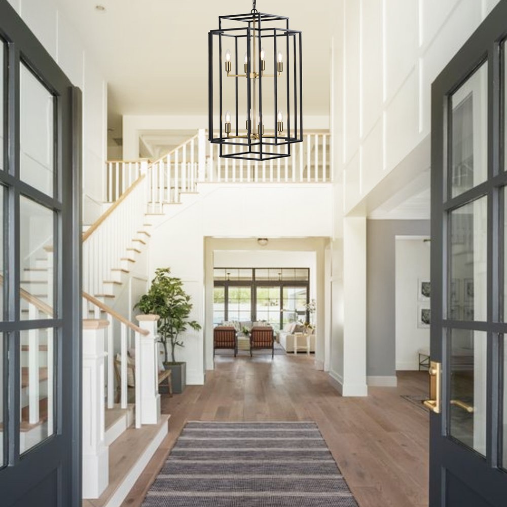 Gold Chandelier Metal Ceiling Light