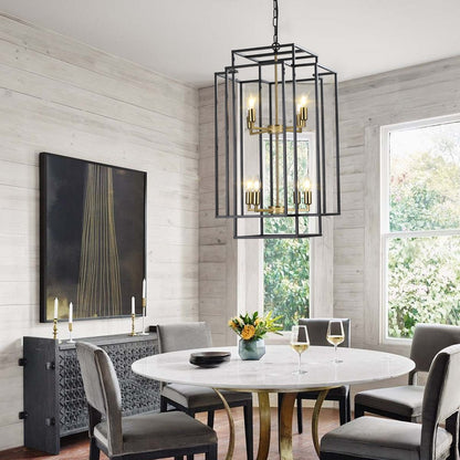 Gold Chandelier Metal Ceiling Light